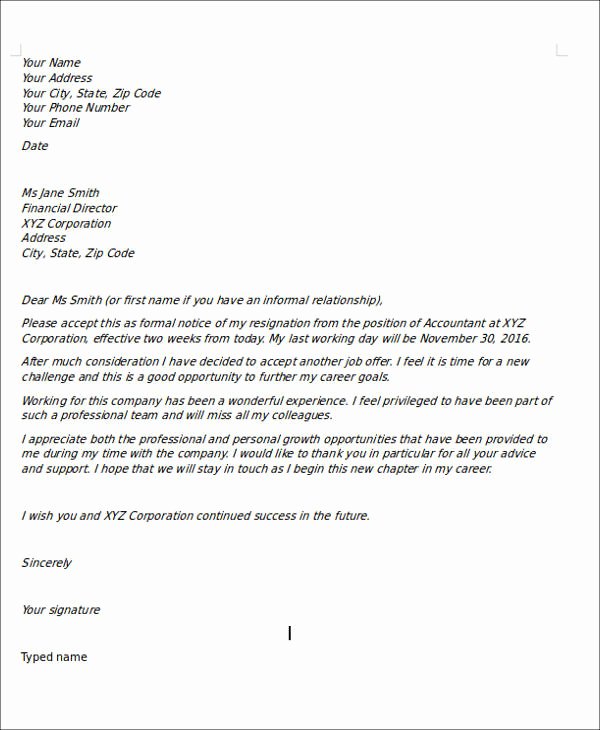 New Job Resignation Letter Best Of Sample Resignation Letter with Reason 5 Examples In Pdf