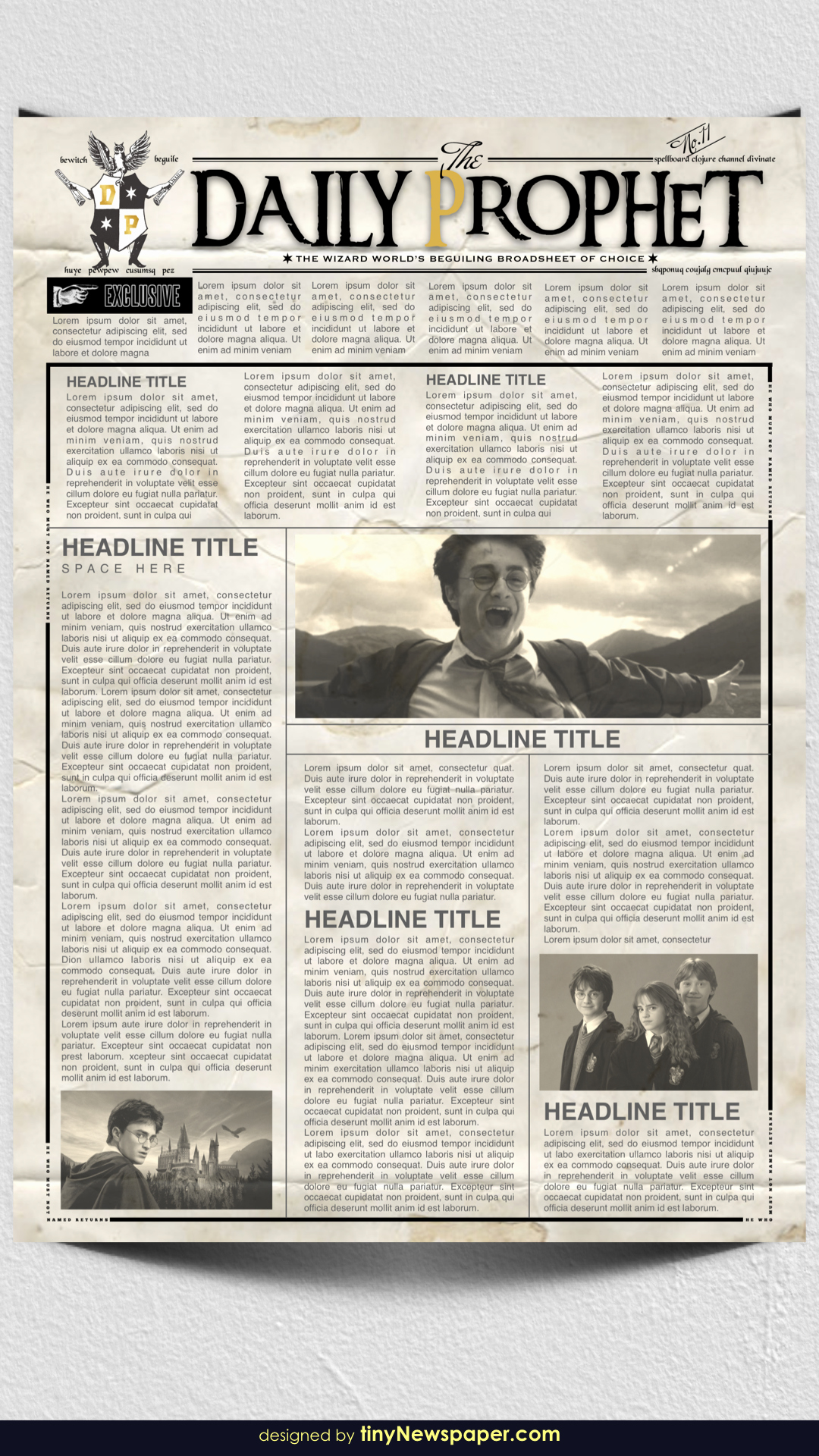 30 Newspaper format Google Docs Example Document Template