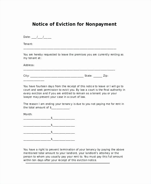 Non Payment Of Rent Letter Best Of Pre Eviction Letter Sample – Nwesthetics