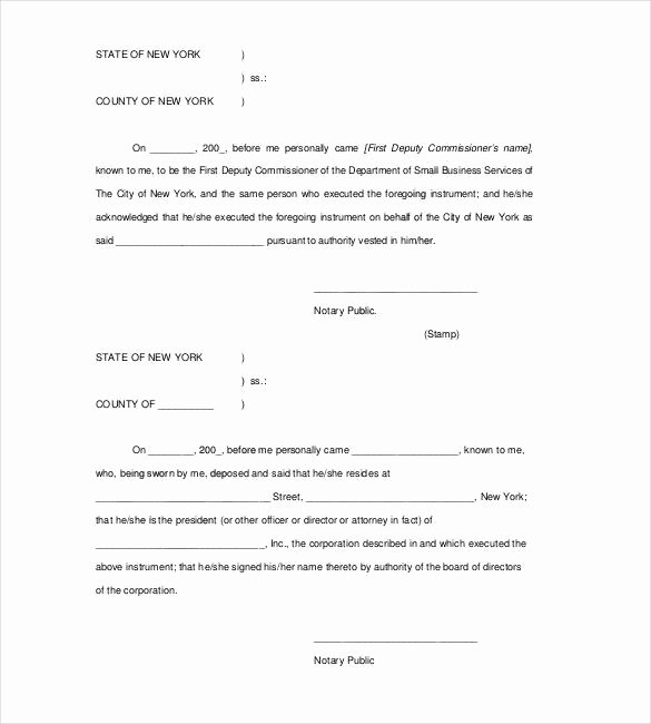 Notary Public Document Sample Best Of 32 Notarized Letter Templates Pdf Doc
