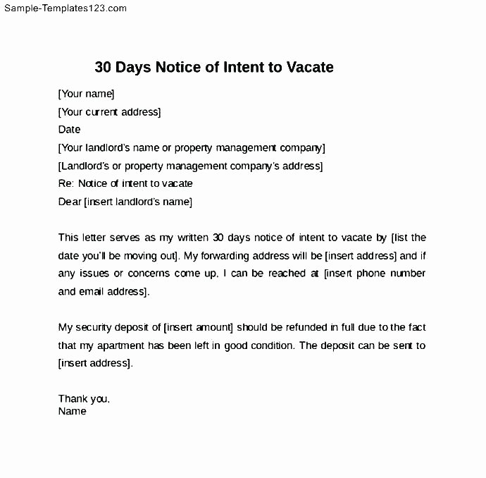 Notice to Vacate Apartment Letter Beautiful Lease Cancellation Template