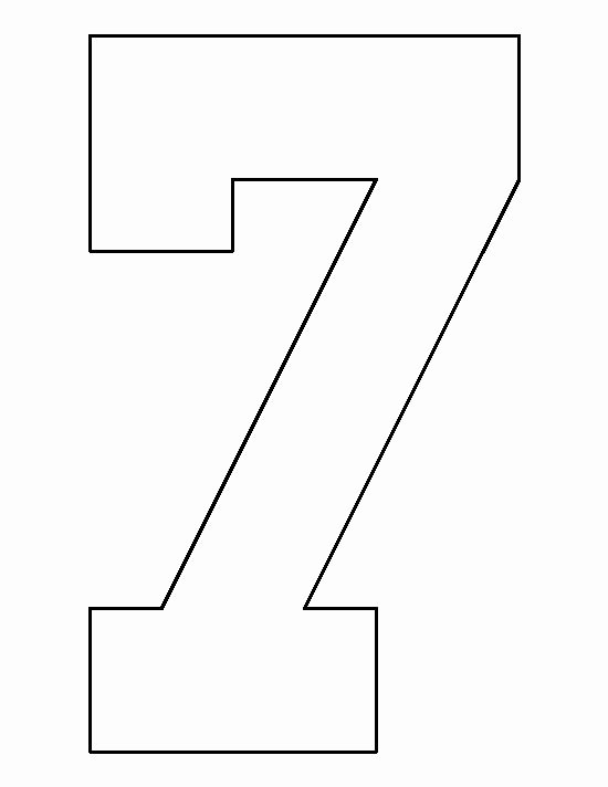 30 Number Templates To Cut Out Example Document Template