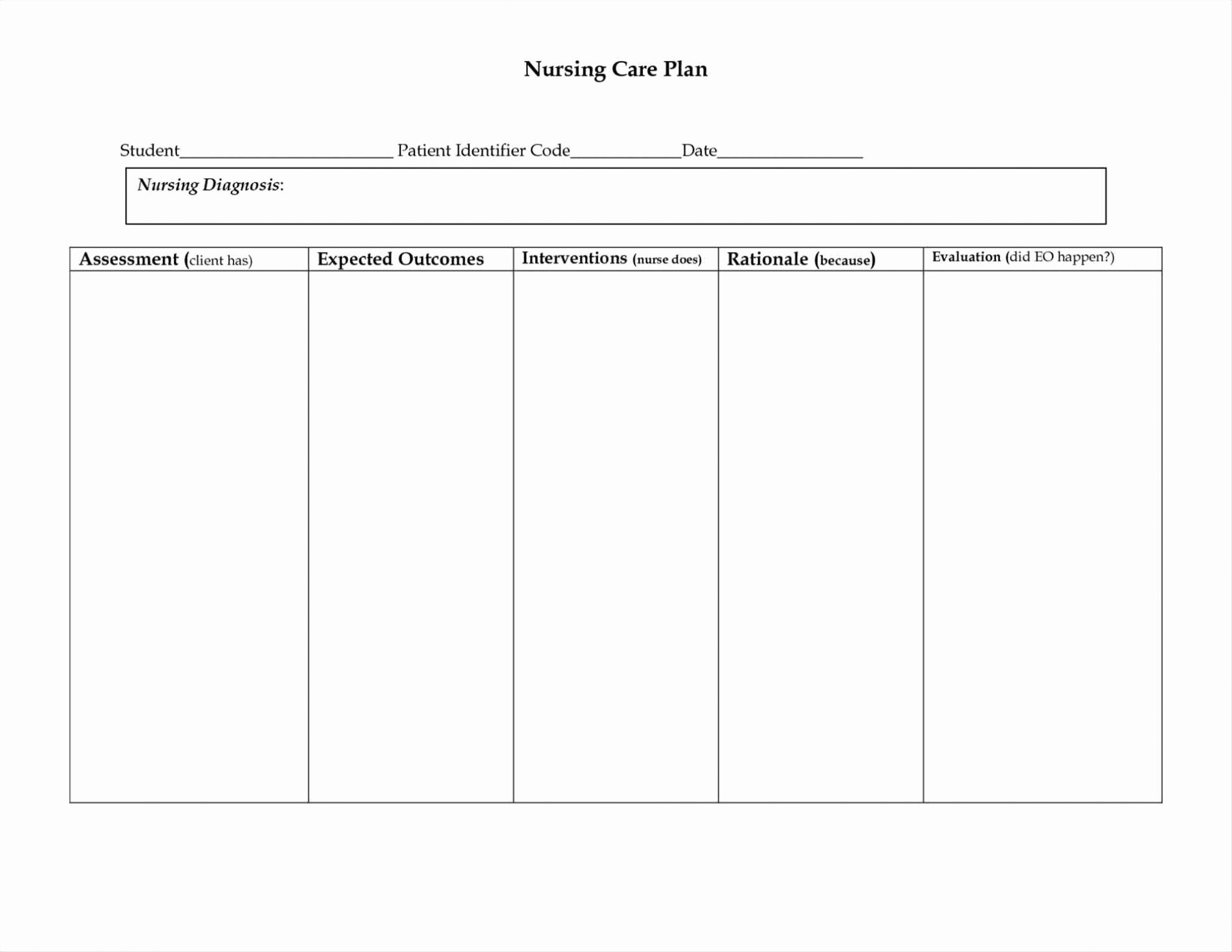 Nursing Home Care Plan Template Awesome 004 Plan Template Download Free Uk U Printable Editable