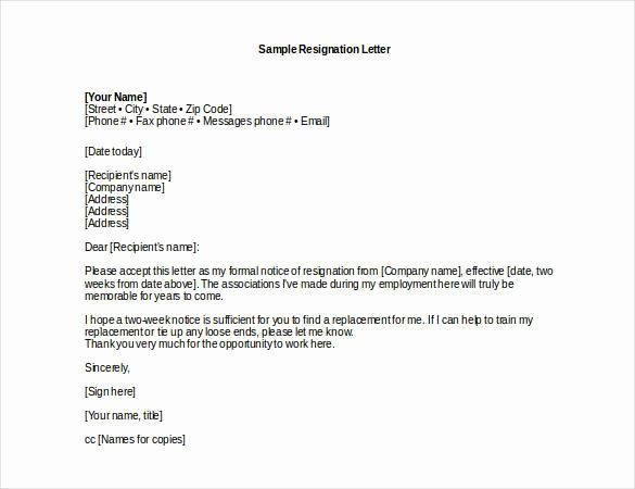 Official Letter Of Resignation Lovely How to Write A Professional Resignation Letter