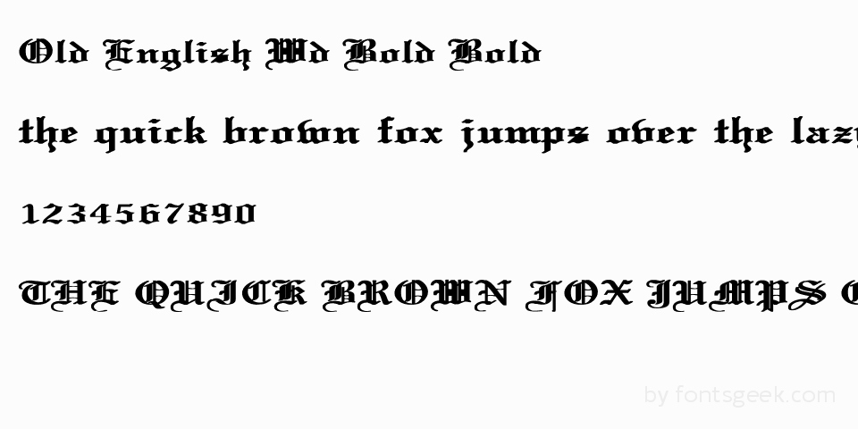 Old English Fonts for android Unique Old English Wd Bold Bold Download for Free View Sample