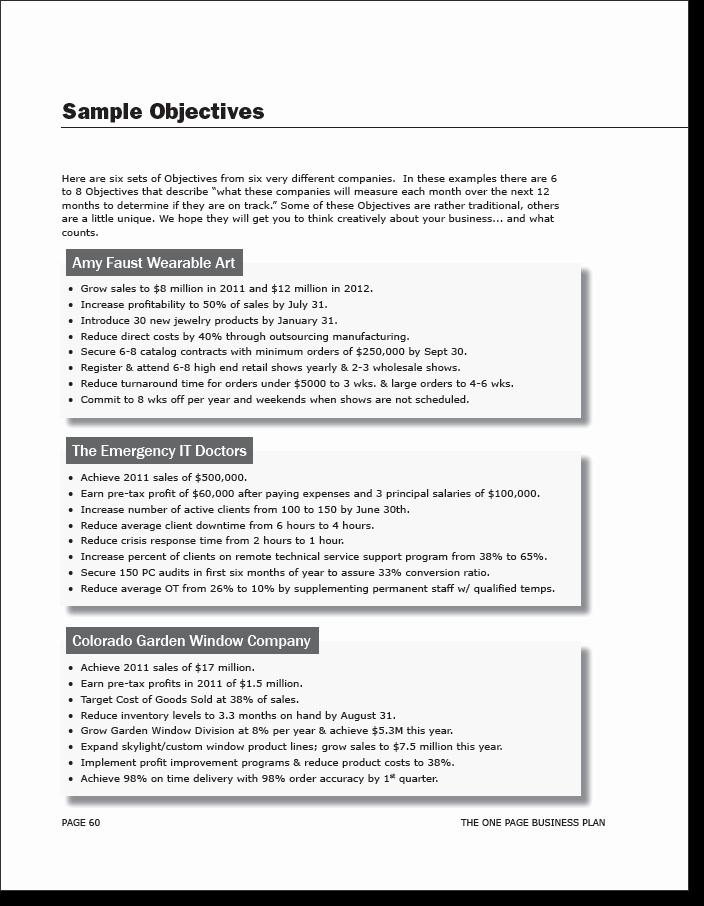 One Page Project Proposal Template Unique 6 One Page Business Proposal Example