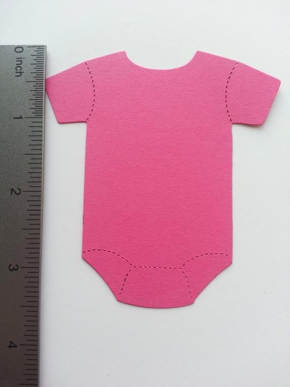 Onesie Paper Cut Out Awesome Paper Baby Esie Cut Out Scrapbooking Embellishments