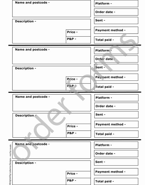 Order forms for Small Business Best Of Small Business order form Digital for Home