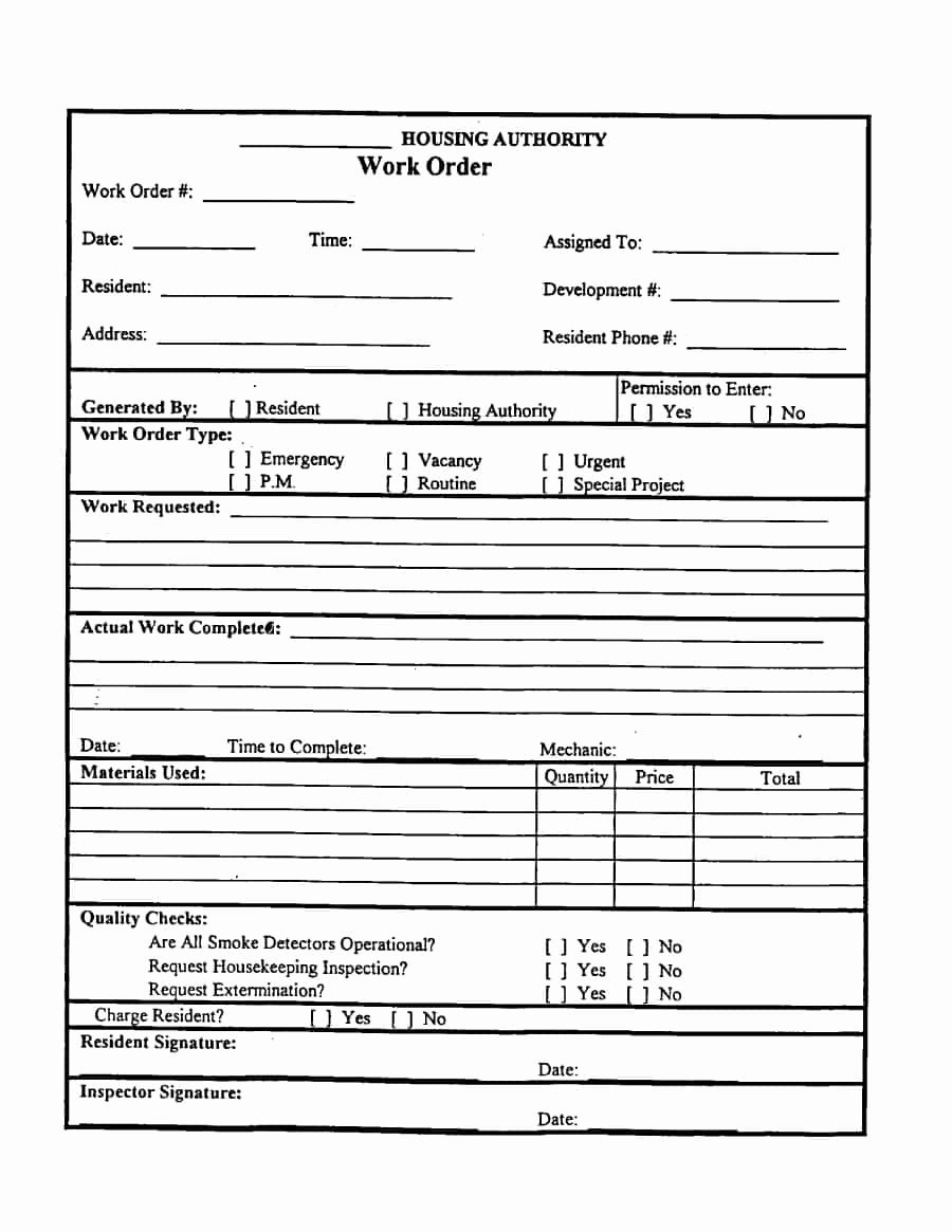 Order forms for Small Business Fresh 40 order form Templates [work order Change order More]