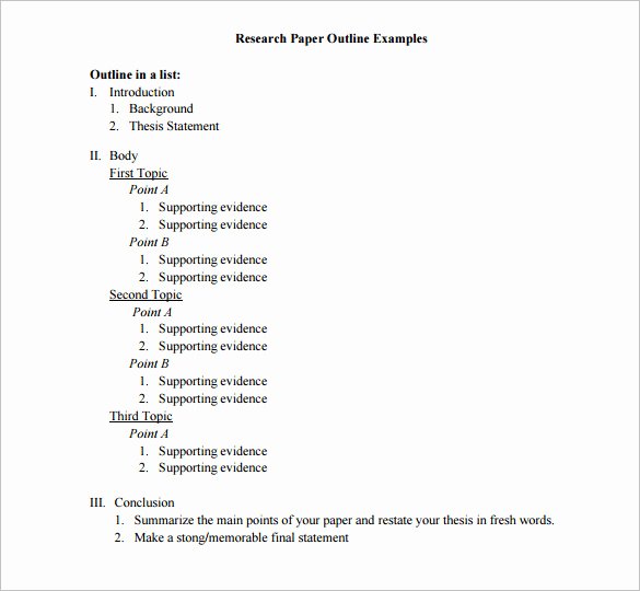 Outline format for Essay Inspirational Essay Outline Templates 10 Free Word Pdf Samples