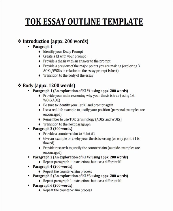 Outline format for Essay Lovely 34 Best Outline Examples