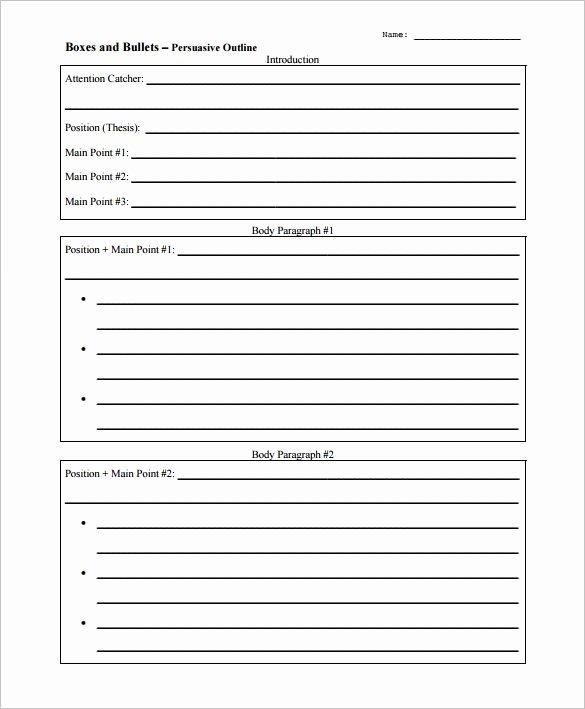 Outline Template for Essay Best Of Essay Outline Templates 10 Free Word Pdf Samples