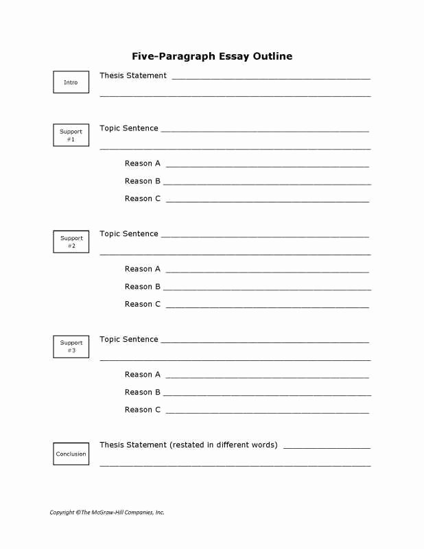 Outline Template for Essay Elegant Homeschool Research Paper Outline