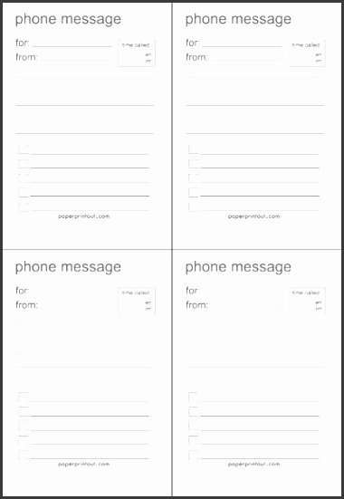 Outlook Phone Message Template Best Of 10 Telephone Message Sample Sampletemplatess