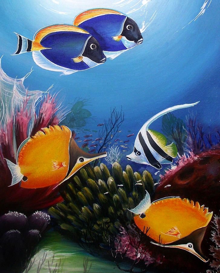 Paintings Of Fish Underwater Fresh 17 Best Ideas About Underwater Painting On Pinterest