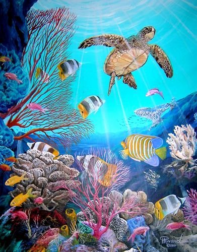 Paintings Of Fish Underwater New Undersea by Blu Rivard Tattoo Ideas In 2019