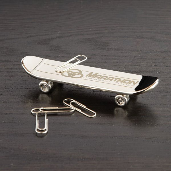 Paper Clip Holder Magnetic Fresh Skateboard Rolling Magnetic Paper Clip Holder Goimprints