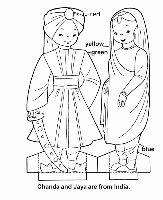 Paper Doll Cut Outs Best Of Hindu Holidays On Pinterest
