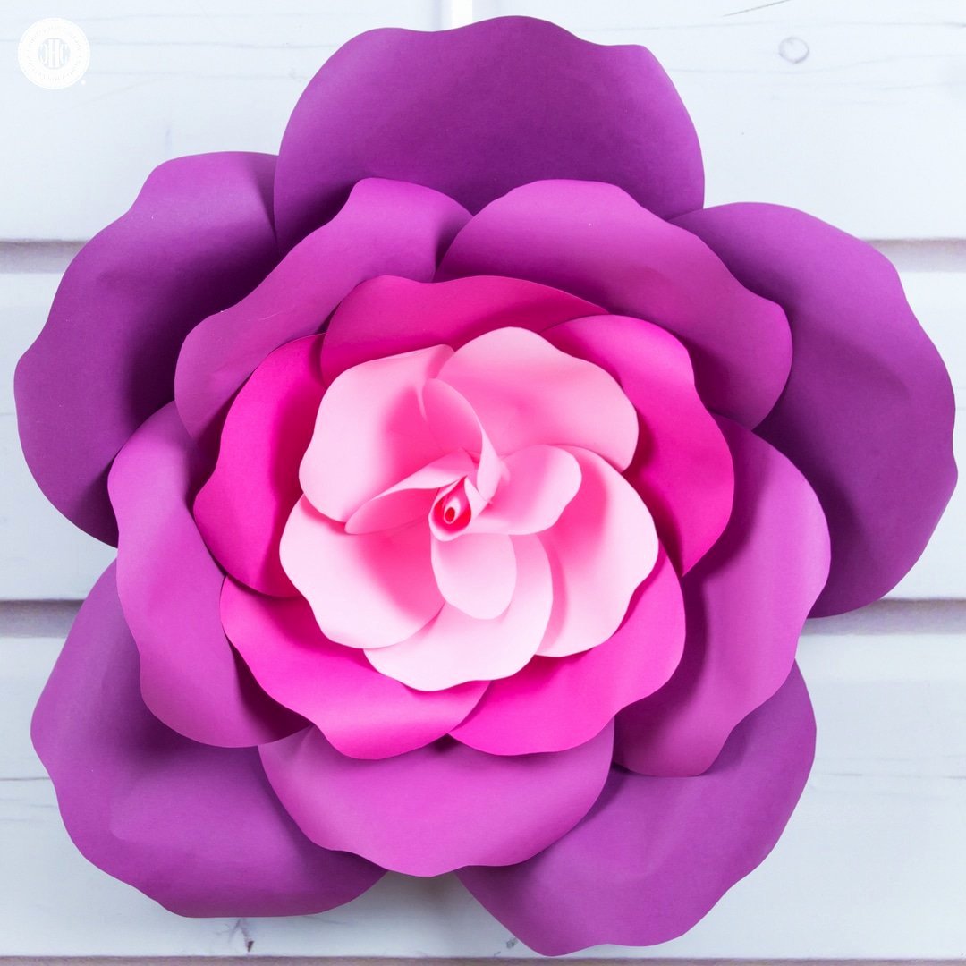 Paper Flower Petals Template Lovely Learn to Make Giant Paper Roses In 5 Easy Steps and A
