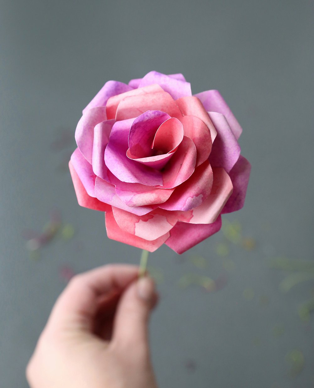 Paper Flower Templates to Print Best Of Make Gorgeous Paper Roses with This Free Paper Rose