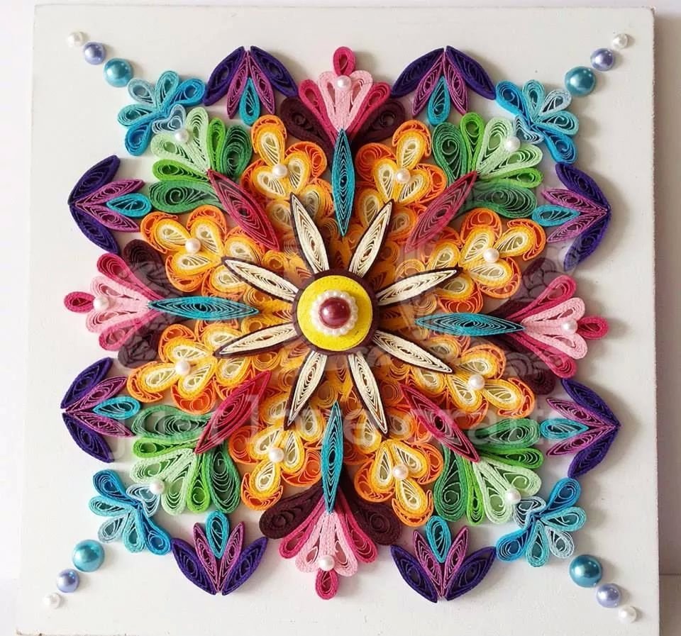 Paper Quilling Patterns Free Lovely Quilled Pattern Crafts Quilling Pinterest