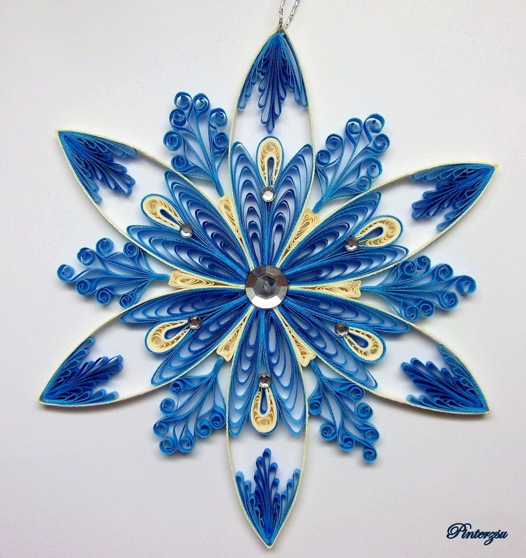 Paper Quilling Patterns Free Luxury Quilled Snowflake by Pinterzsuviantart On