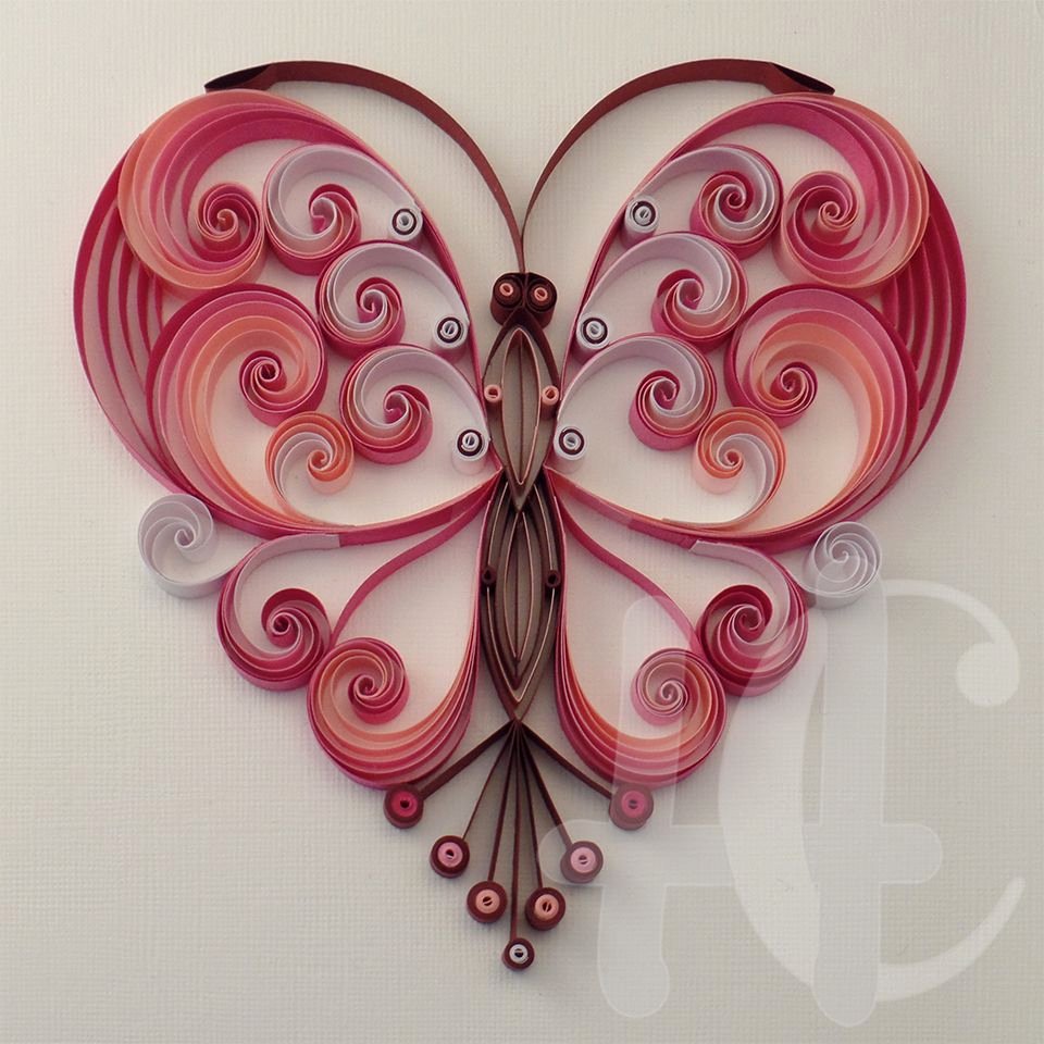 Paper Quilling Patterns Free New Quilling Heart …