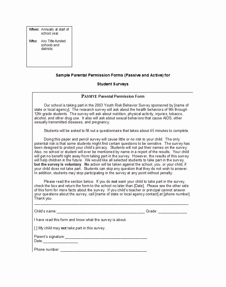 Parent Consent forms Template Fresh 50 Printable Parental Consent form &amp; Templates Template Lab