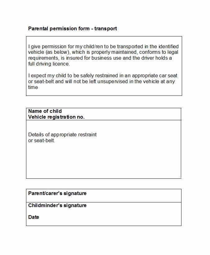 Parent Consent forms Template Inspirational 50 Printable Parental Consent form &amp; Templates Template Lab