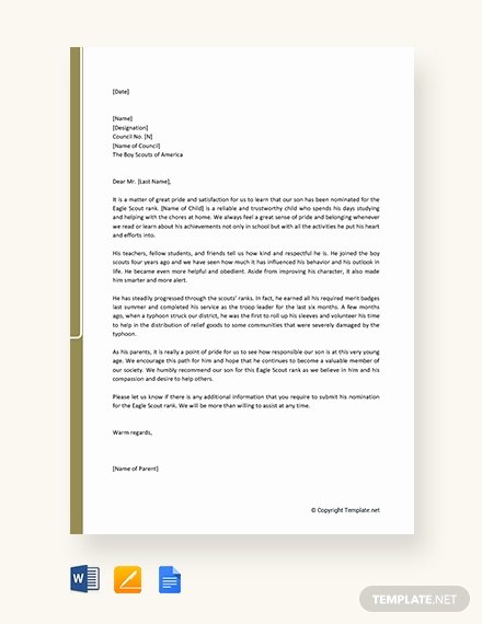 Parent Letter Of Recommendation Elegant Free Thank You Letter to Parents Template Download 1440