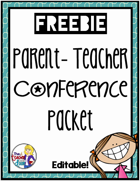 Parent Teacher Conference Sheet Lovely Classroom Freebies too Parent Teacher Conference Packet