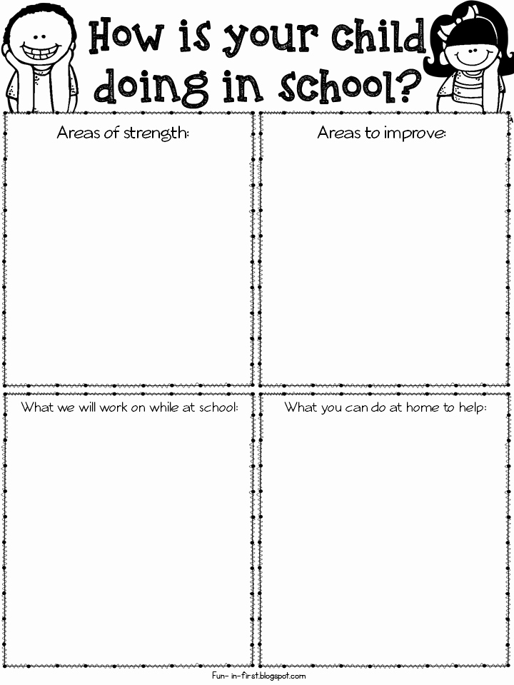Parent Teacher Conference Sheet Lovely Parent Teacher Conference Time and Must Have Freebies