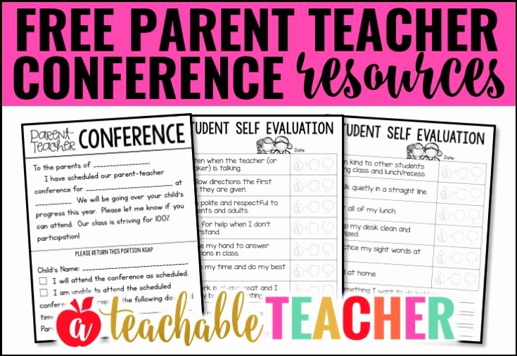 Parent Teacher Conference Sheet New Best 25 Parent Teacher Interviews Ideas On Pinterest