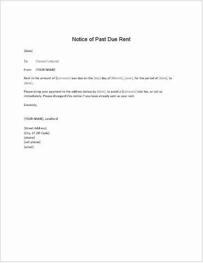 Past Due Rent Letter Lovely Tenant Rental Application forms for Word