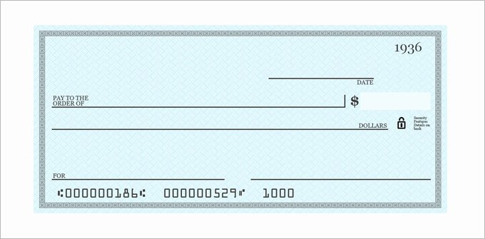 Personal Check Template Word Elegant Blank Check Template – 30 Free Word Psd Pdf &amp; Vector