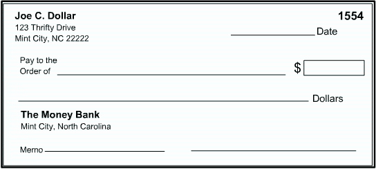 Personal Check Template Word New 7 Blank Check Templates Word Excel Samples