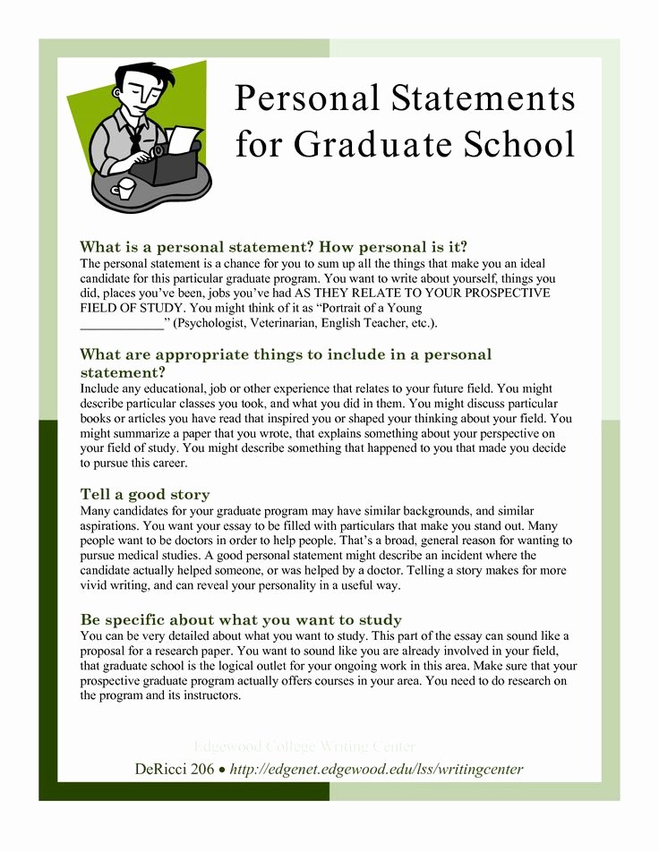 high school personal statement template