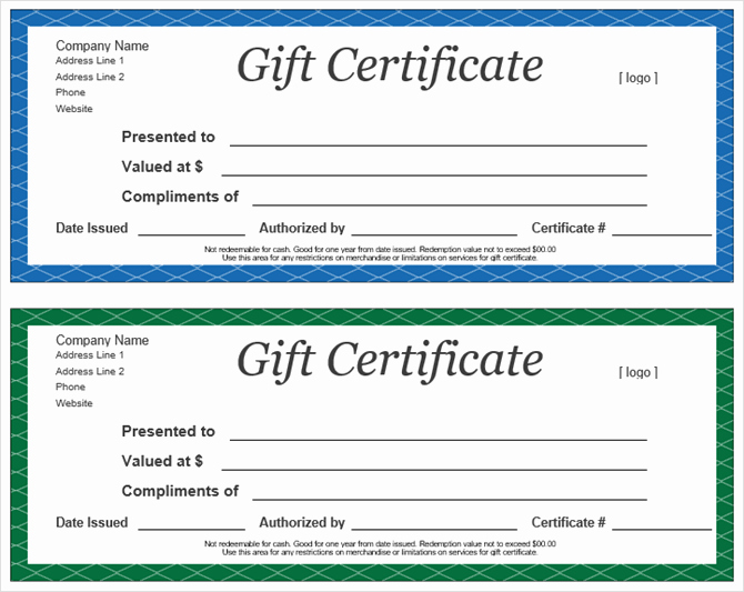 Personal Training Gift Certificate Template Fresh Get A Free Gift Certificate Template for Microsoft Fice