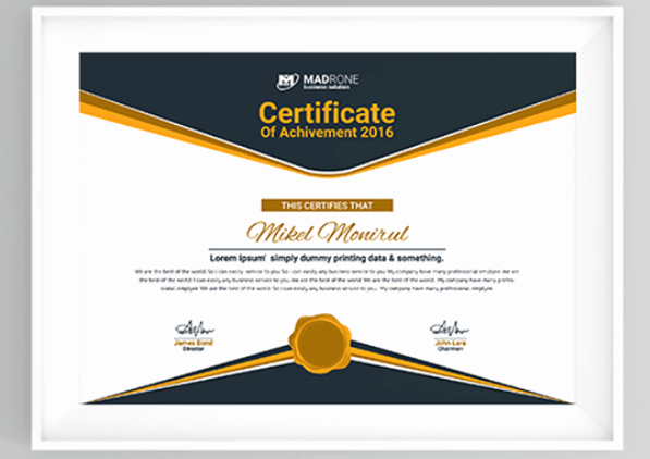 Personal Training Gift Certificate Template Unique 50 Multipurpose Certificate Templates and Award Designs