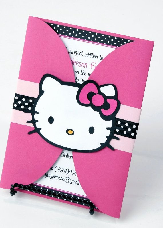 Personalized Hello Kitty Birthday Invitations Beautiful Best 25 Hello Kitty Invitations Ideas On Pinterest
