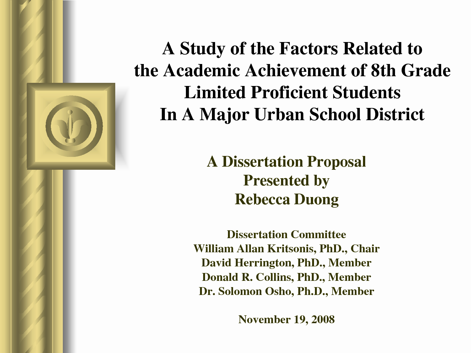 30 Phd Dissertation Proposal Sample Example Document Template