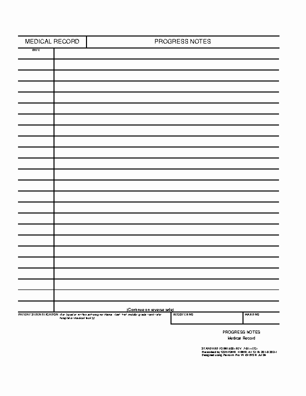 Physician Progress Note Template Best Of Medical Progress Note Template Pdfsimpli