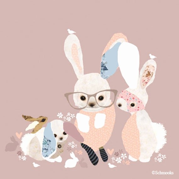 Pictures Of Bunnies to Print New Pink Bunny Print Girls Nursery Room Bunny Business