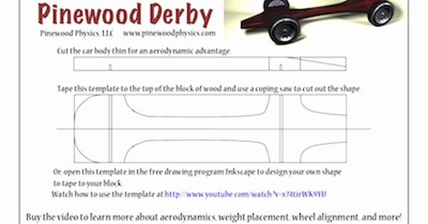 Pine Derby Car Templates Luxury Pinewood Derby Templates