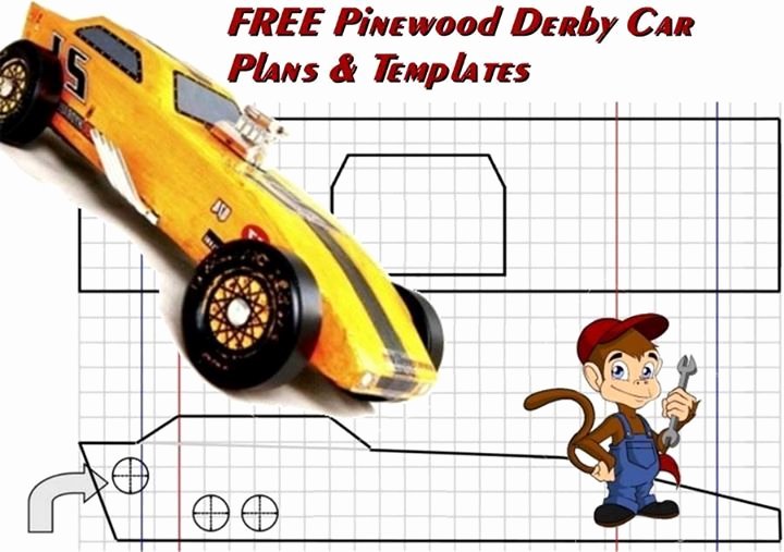 Pinewood Derby Car Stencils Elegant Free Pinewood Derby Car Plans and Templates