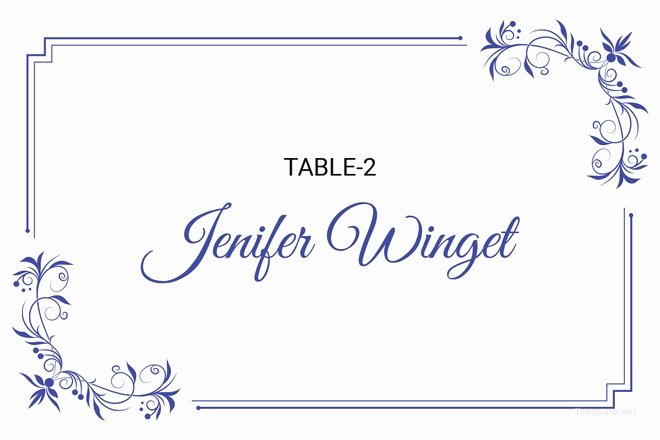 Place Card Templates for Mac Awesome 25 Wedding Place Card Templates