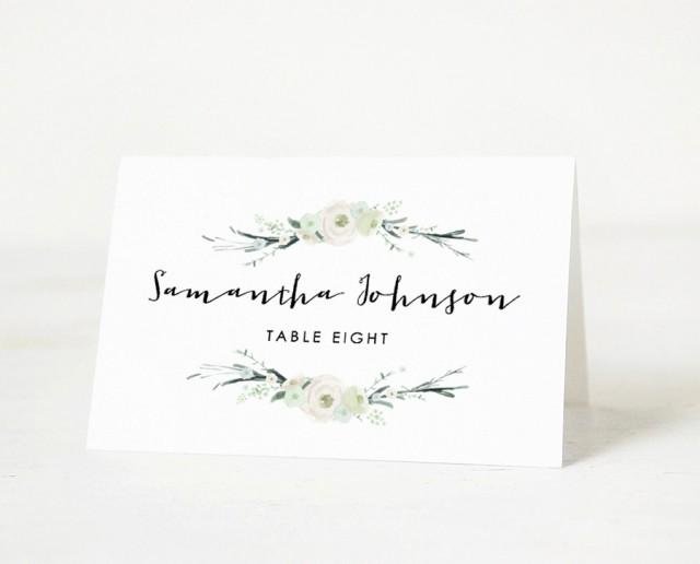 Place Card Templates for Word Best Of Printable Place Card Template Wedding Place Card Name