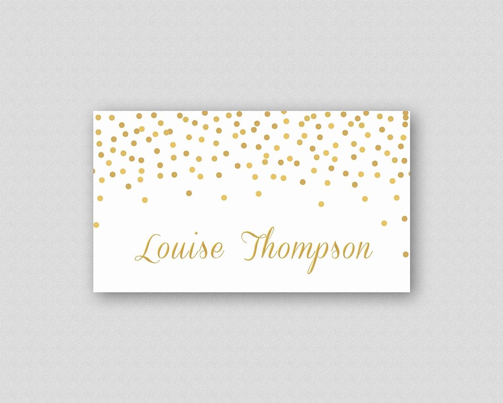 Placement Card Templates Free Fresh Wedding Place Card Template Gold Glitter Place Cards Wedding