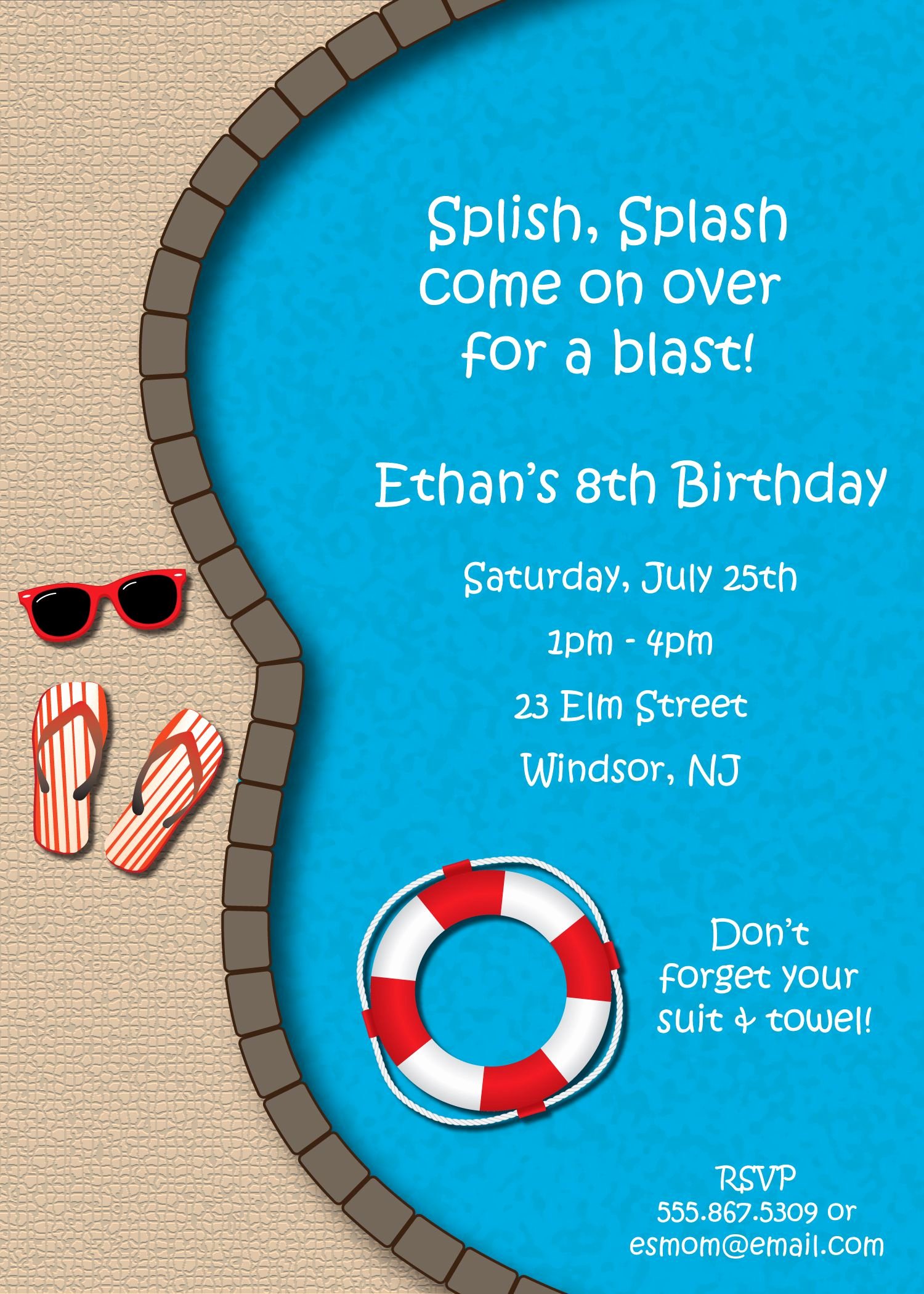 Pool Party Invite Template Free Best Of Pics for Adult Pool Party Invitations Pah Tay
