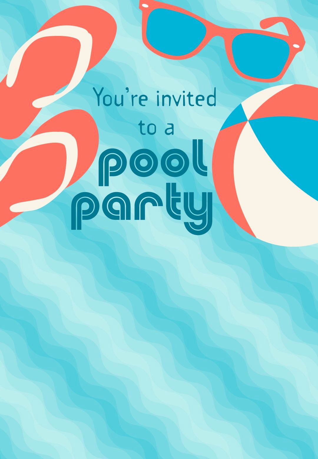Pool Party Invite Template Free Lovely Free Printable Pool Party Stuff Invitation